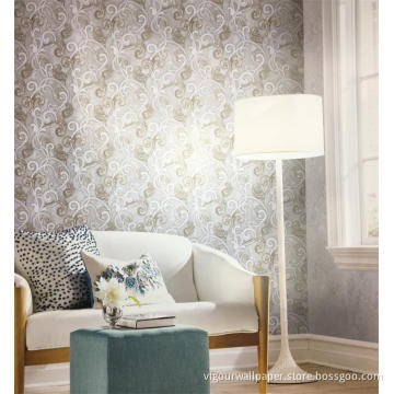 Waterproof PVC wallpaper Hotel Wall Paper Home Decoration